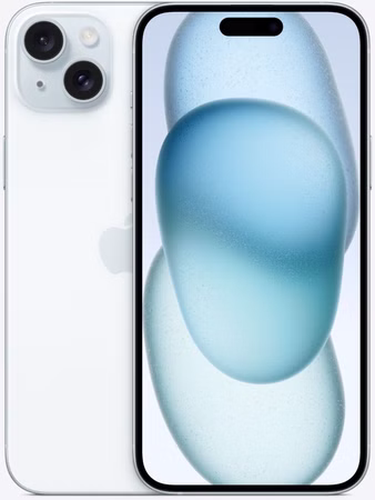 Apple iPhone 15 Plus Smartphone 128GB (Akku 100%) Blau Blue