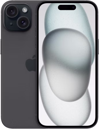 Apple iPhone 15 Smartphone 256GB (Akku 100%) Schwarz Black