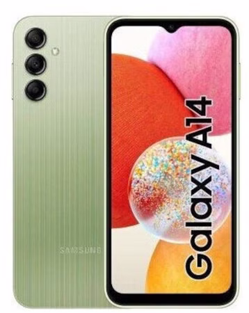 Samsung Galaxy A14 LTE Smartphone 128GB Grün Light Green