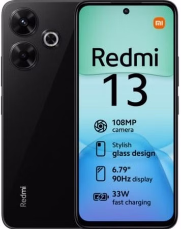Xiaomi Redmi 13 Smartphone 128GB Schwarz Midnight Black