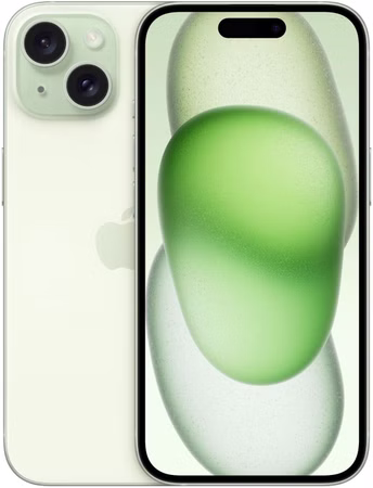 Apple iPhone 15 Smartphone 128GB (Akku 100%) Grün Green