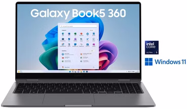 Samsung Galaxy Book5 360 15 15,6 Zoll Notebook Intel Core Ultra 5 16GB/256GB SSD Grau
