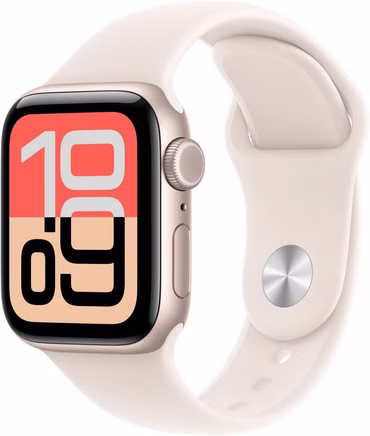 Apple Watch SE 3 GPS + Cellular Aluminium Smartwatch 44mm Polarstern Starlight