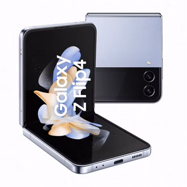 Samsung Z Flip4 Dual-Sim Smartphone 256GB (Akku 100%) Blau Blue