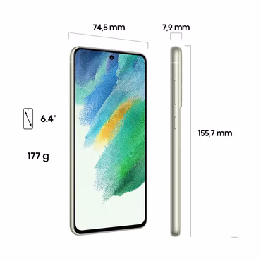Samsung Galaxy S21 FE 5G Dual SIM Smartphone Grün Olive 2