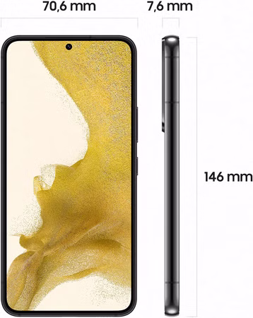 Samsung Galaxy S22 Dual SIM Smartphone Schwarz Phantom Black 2