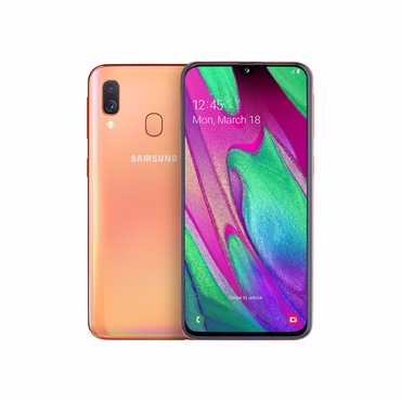 Samsung Galaxy A40 Smartphone 64GB Orange Coral