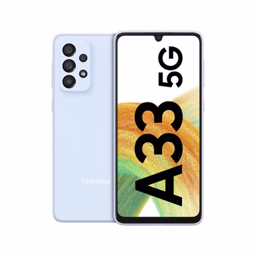 Samsung Galaxy A33 Dual-SIM Smartphone 128GB Blau Awesome Blue