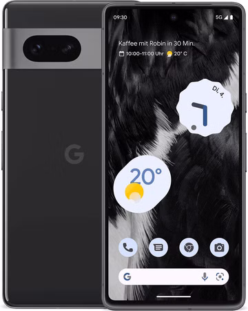 Google Pixel 7 Smartphone Schwarz Obsidian 1