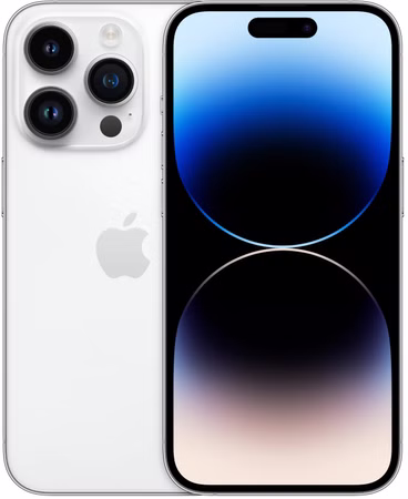 Apple iPhone 14 Pro Smartphone 256GB Silber Silver