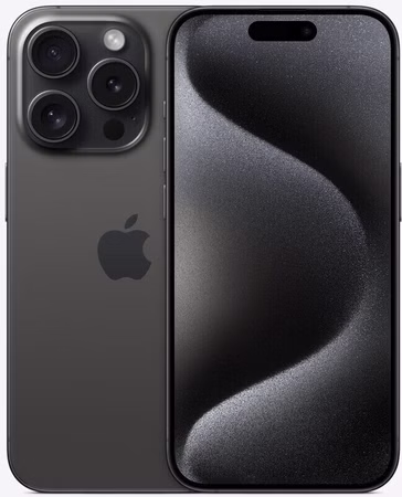 Apple iPhone 15 Pro Smartphone 256GB Schwarz Black Titanium