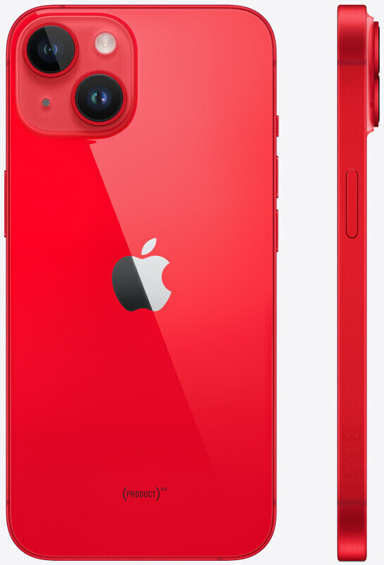 Apple iPhone 14(PRODUCT(RED)) 本体 Apple iPhone 14 128GB Smartphone Rot Red - Batterie 100% - Guter